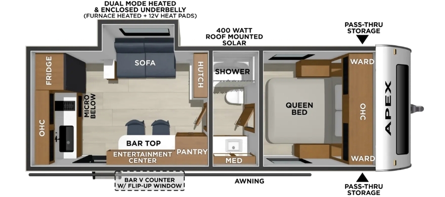 2027 Coachmen Apex Nano 216RKS in delaware OH