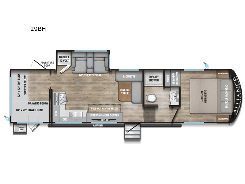 2027 Alliance Rv Avenue All-Access 29BH in galion OH