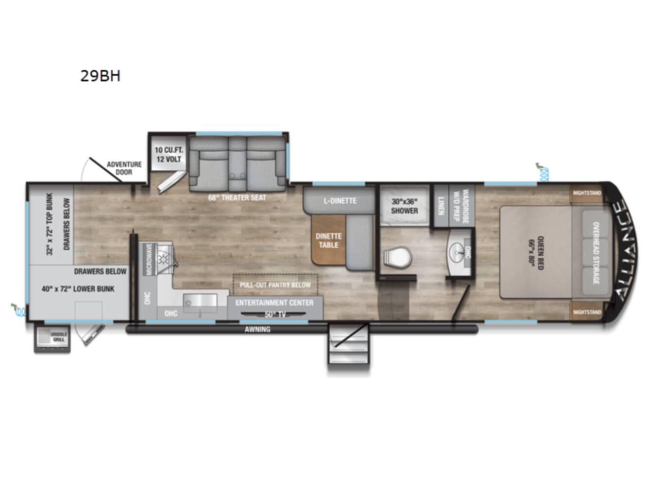 A photo of this 2027 Alliance Rv Avenue All-Access 29BH