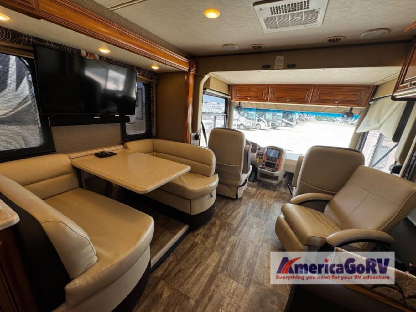 A photo of this 2016 Thor Motor Coach Palazzo 33.2