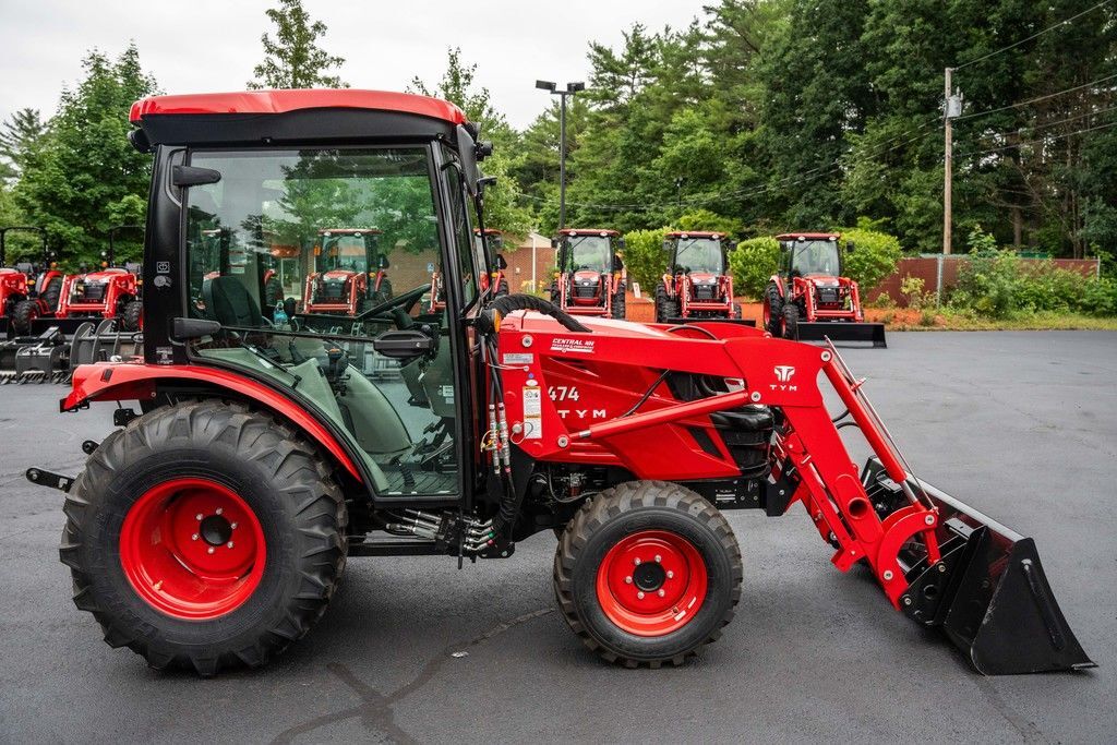 2025 TYM T474C Tractor with 48.3HP, Cab and Front Loader in Loudon, NH
