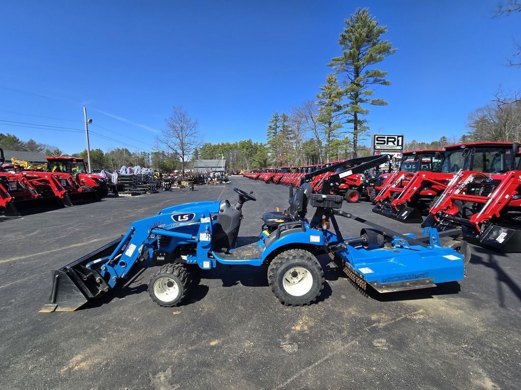 2022 LS MT122 4x4 Tractor with Loader, 22 hp & 4 Rotary Mower in Loudon, NH