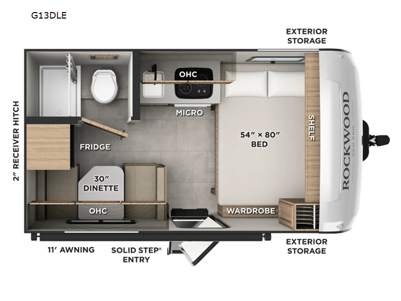 2027 Forest River Rv Rockwood GEO Pro G13DLE RV