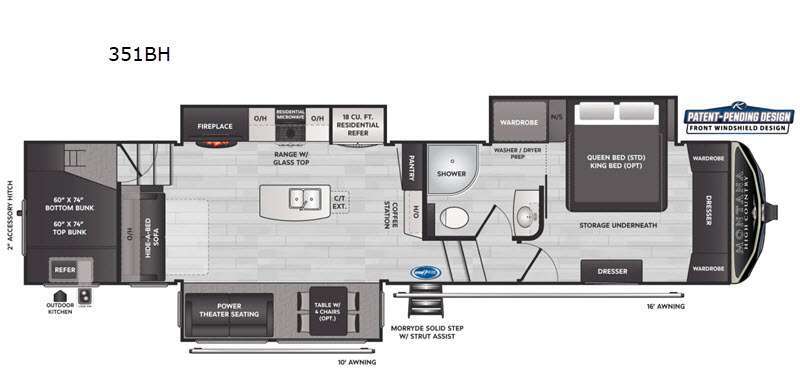 2021 Keystone Rv Montana High Country 351BH in manitowoc WI
