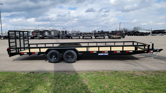 2026 Sure-Trac 7'X24' 10K Tube Top Utility Trailer in Delphos, ME