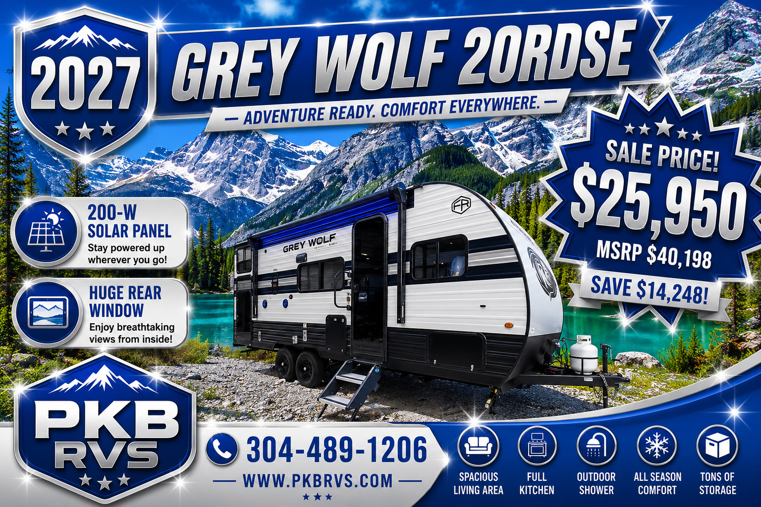 2027 Forest River CHEROKEE GREY WOLF 20RDSE in mineral wells WV