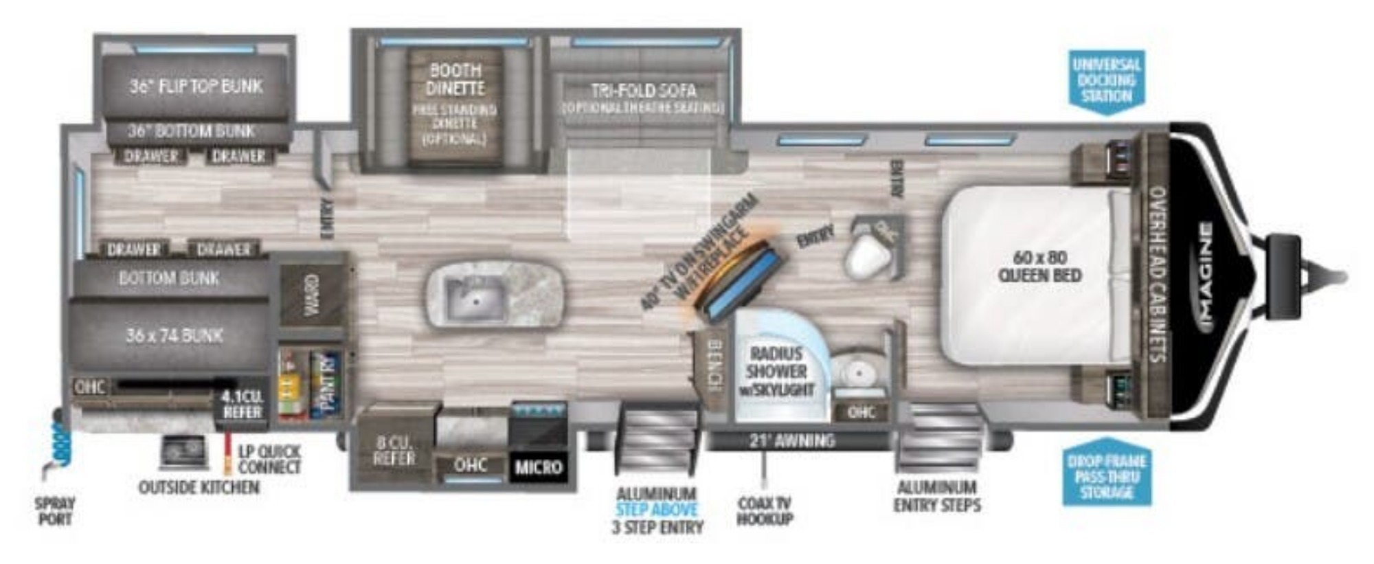 A photo of this 2022 Grand Design IMAGINE 3250BH