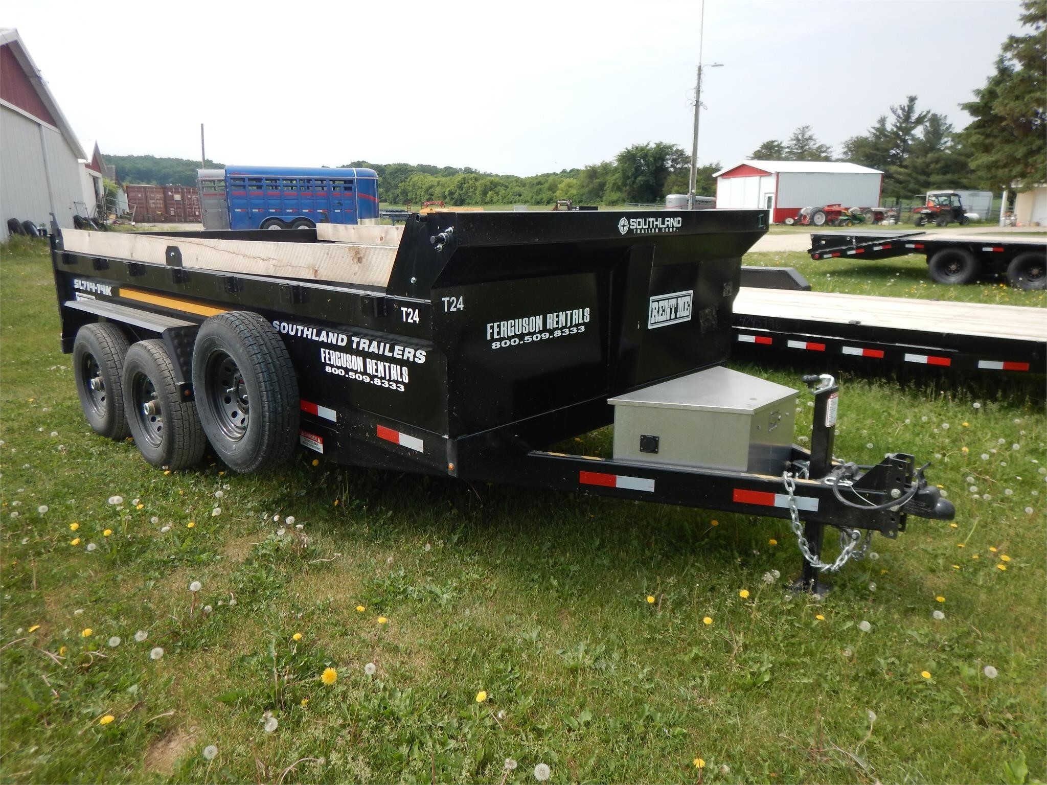 2024 SOUTHLAND 7'X14' 14K DUMP TRAILER - T24 in Dover, MN