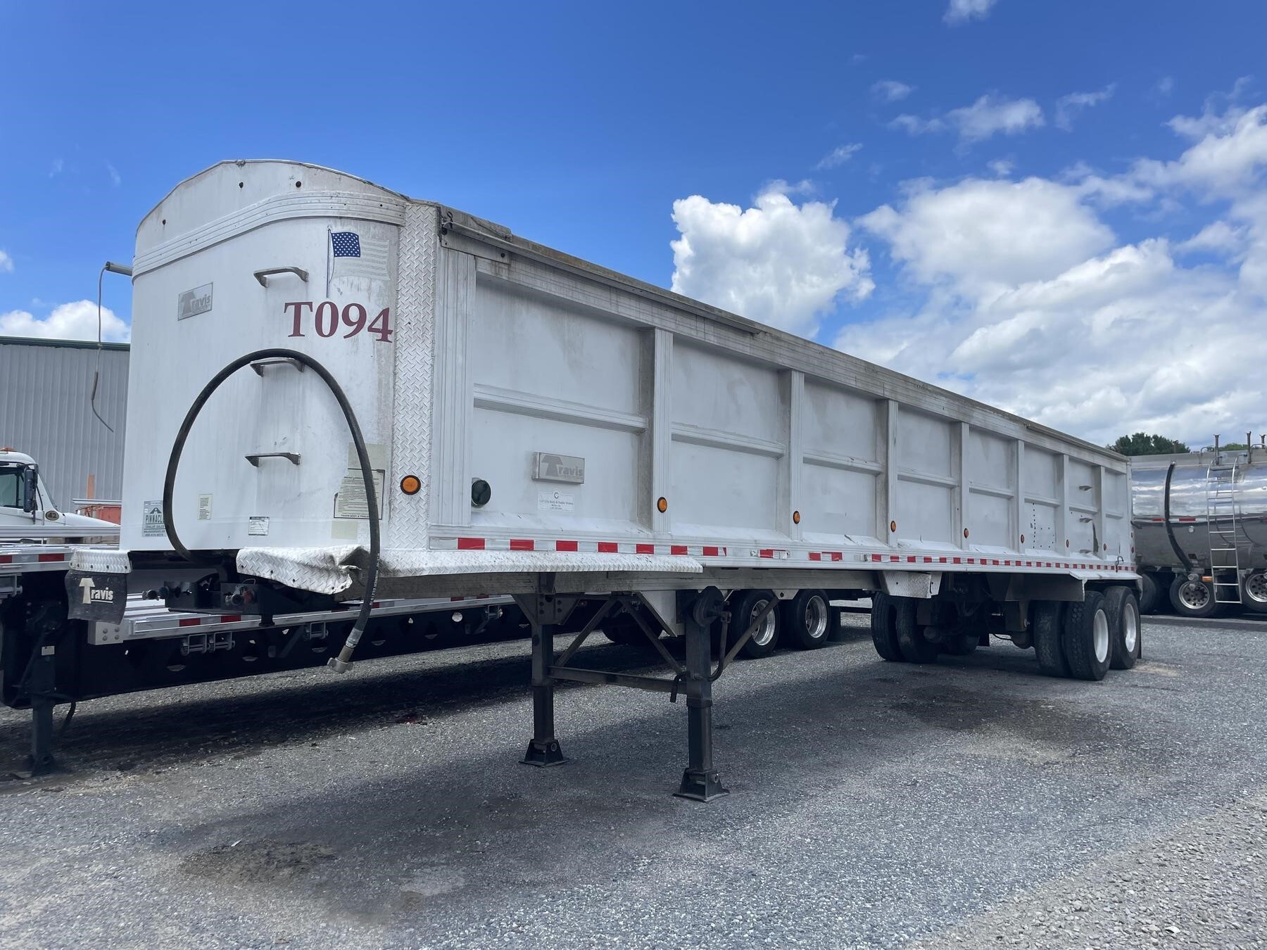 2007 TRAVIS 39' X 96" X 54" FRAMELESS SHEET & POST DUMP in Spartanburg, SC
