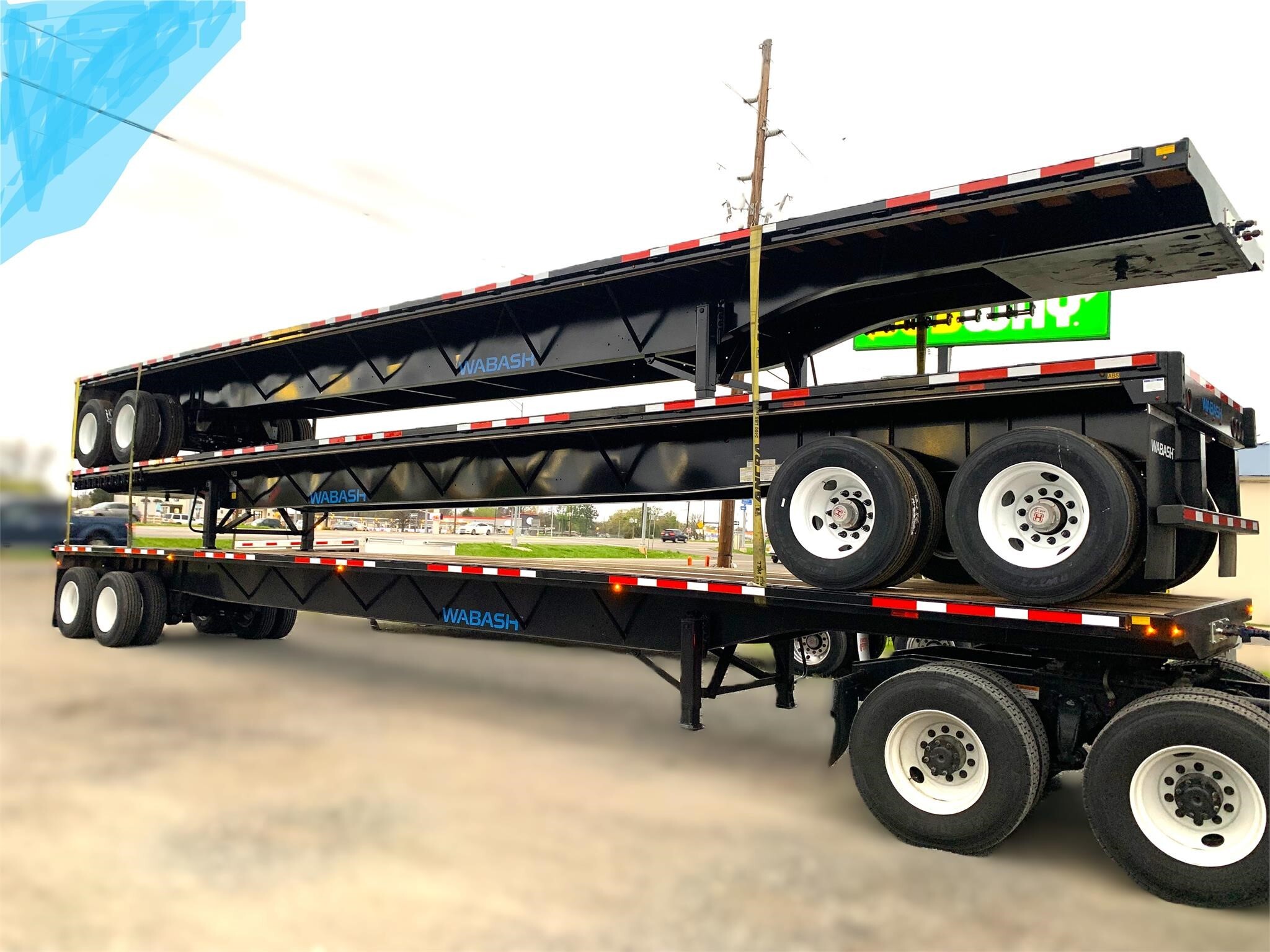 2025 WABASH STEEL FLATBED in Monroe, LA