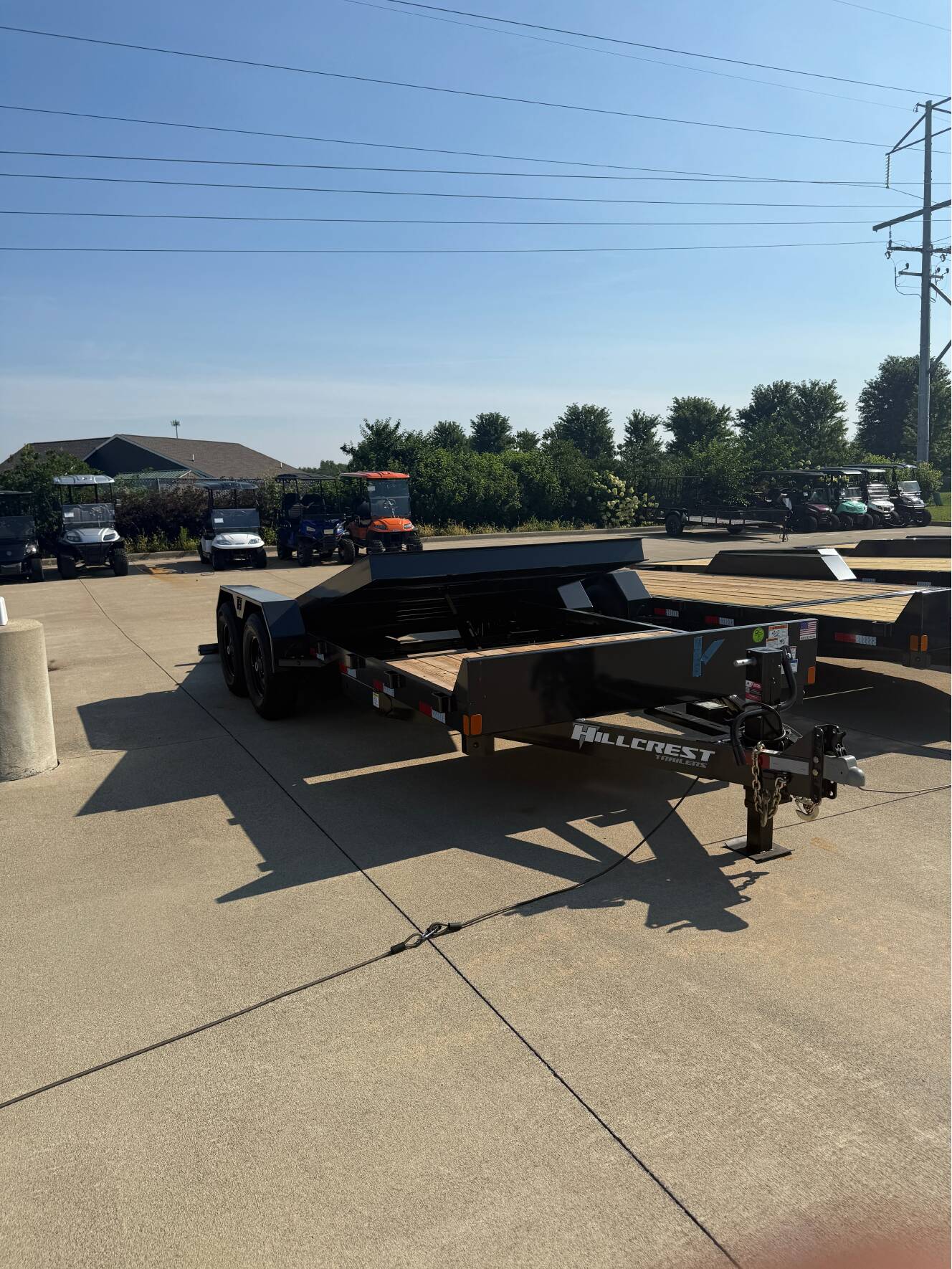 A photo of this 2026 Hillcrest Trailers 14166SPT