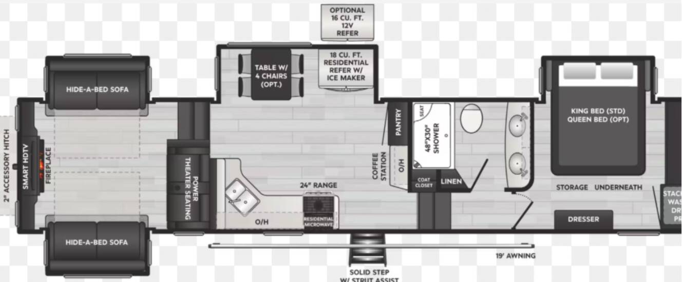 A photo of this 2019 Keystone MONTANA HIGH COUNTRY 373RD