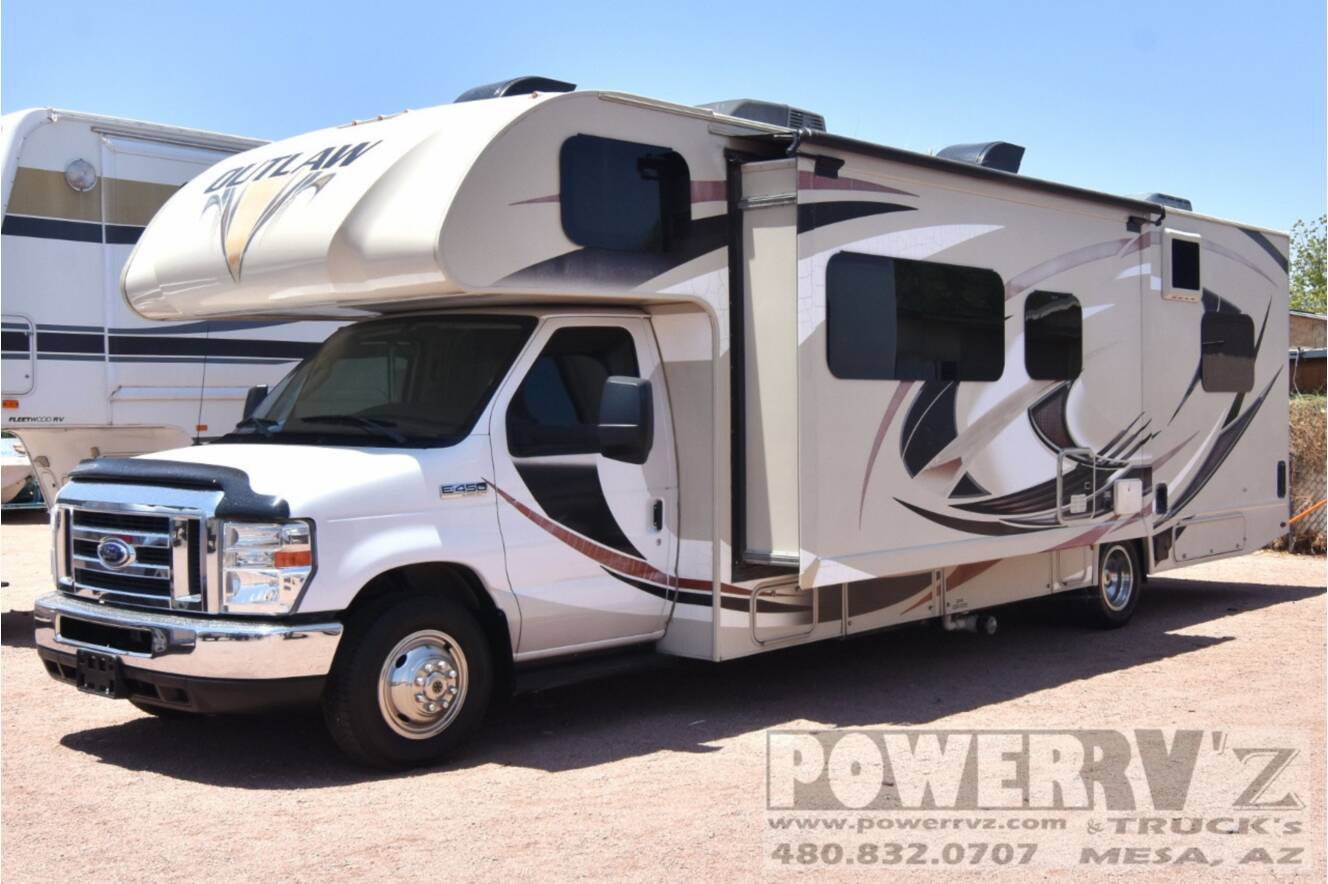 A photo of this 2018 Thor Motor Coach Outlaw 29H