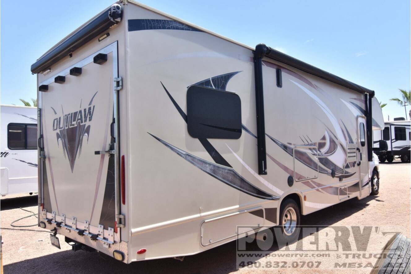 A photo of this 2018 Thor Motor Coach Outlaw 29H