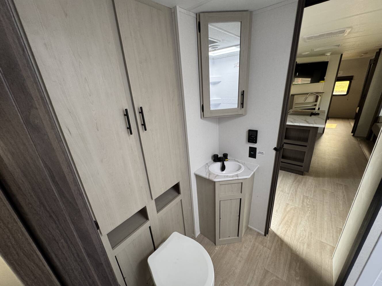 A photo of this 2027 Forest River Cherokee Alpha Wolf 32BHX-L