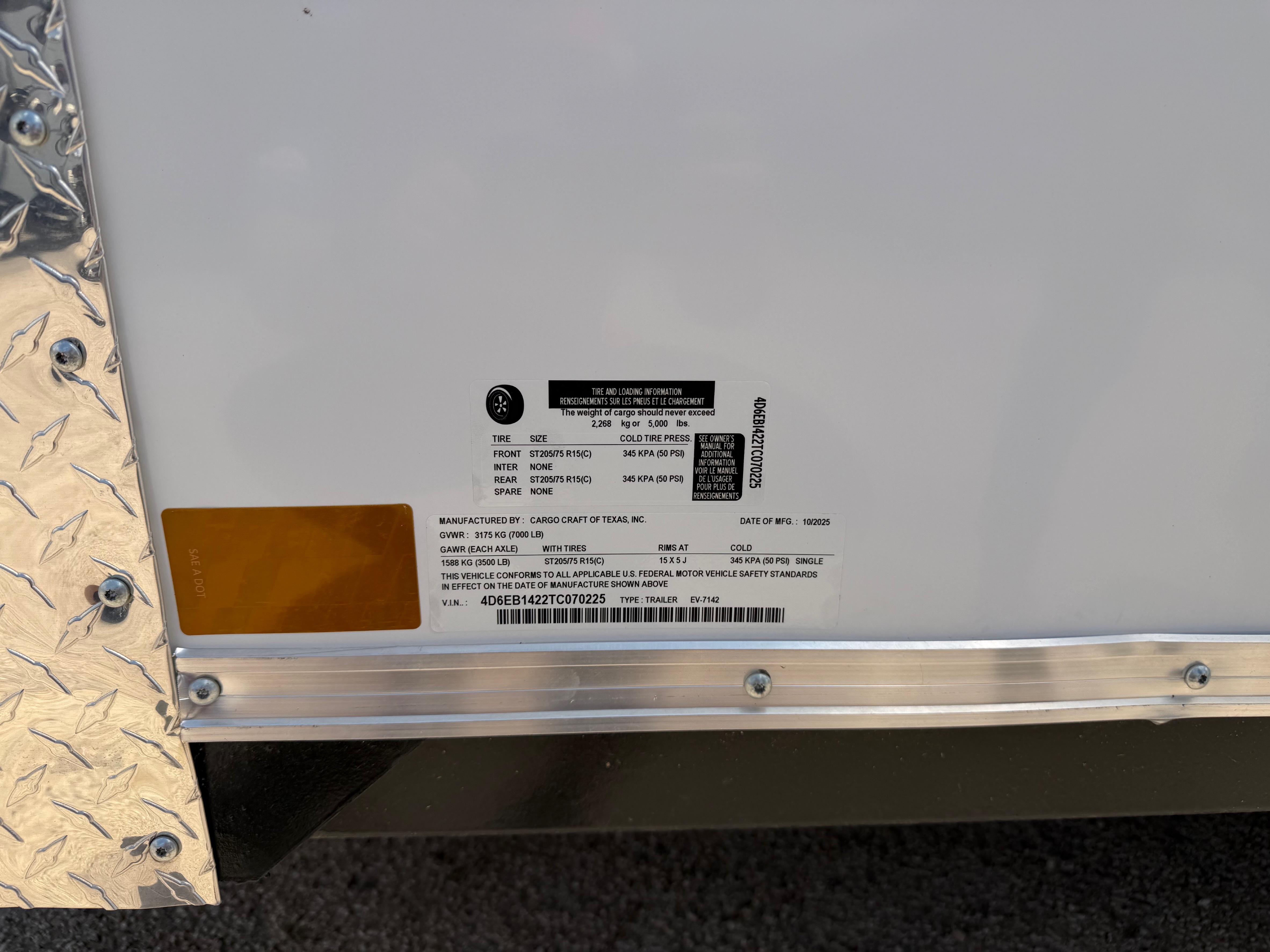 2026 Cargo Craft 7X14X6.5 ELITE-V in odessa TX