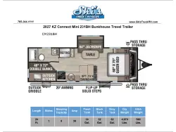 2027 KZ RV Connect Mini CM231BH