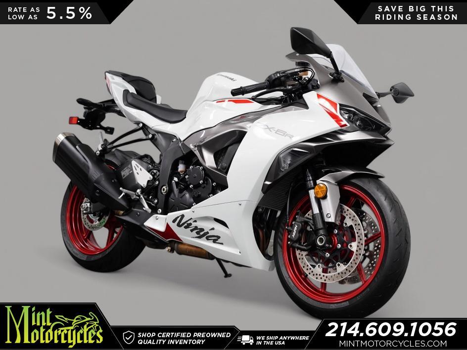 White 2024 Kawasaki Ninja ZX-6R Motorcycles For Sale - Cycle Trader