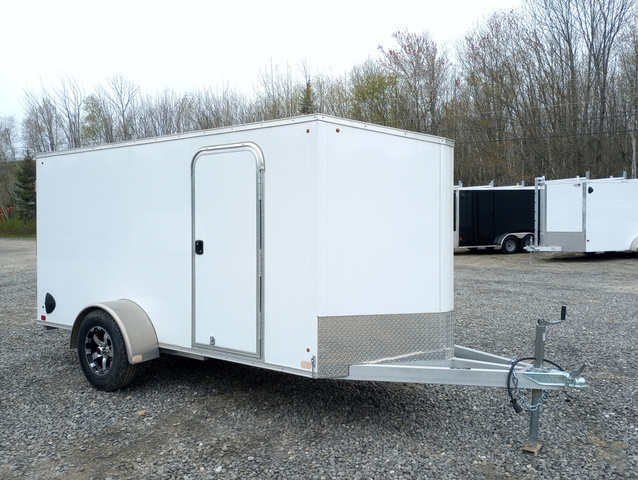 2021 NITRO 5X12 Aluminum Enclosed Cargo W/Spring Assist Rear in Manchester, ME