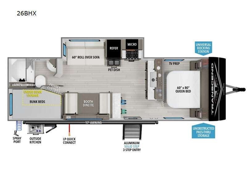 2025 Grand Design Transcend XPLOR 26BHX in raleigh NC