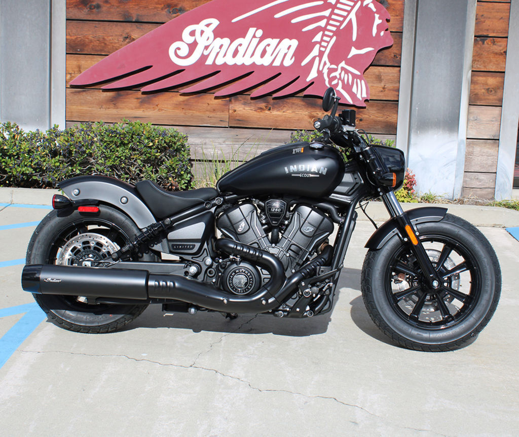 2026 Indian Motorcycle® Scout® Bobber Limited +Tech Black Smoke BOBBER in Westminster, CA