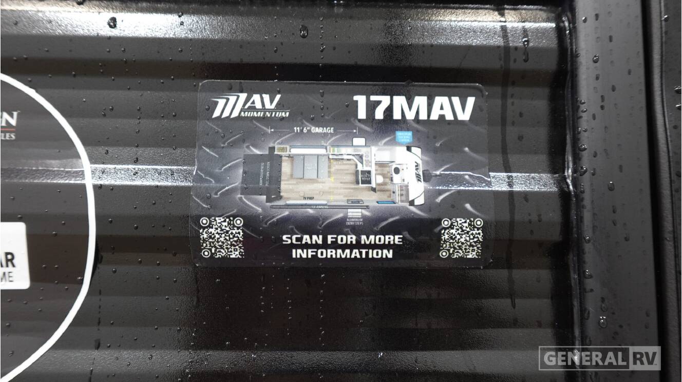 A photo of this 2027 Grand Design Momentum MAV 17MAV