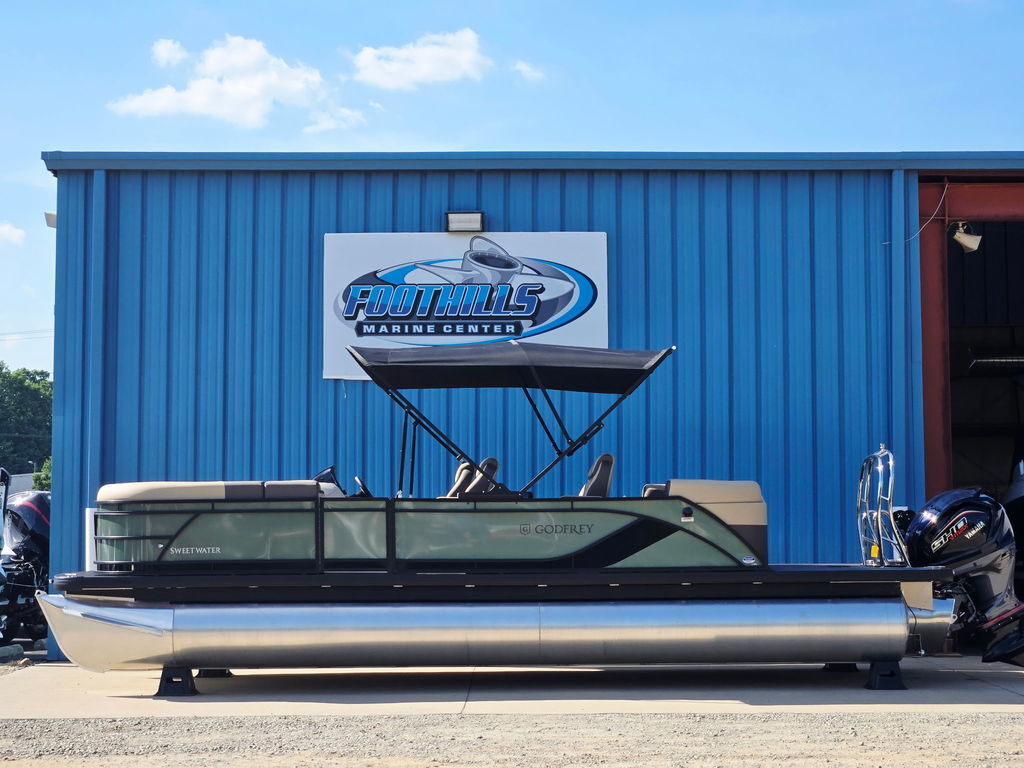 2026 Godfrey Pontoons Sweetwater 2286 QS 27" iMPACT Center Tube Package 2486 SFL in morganton NC