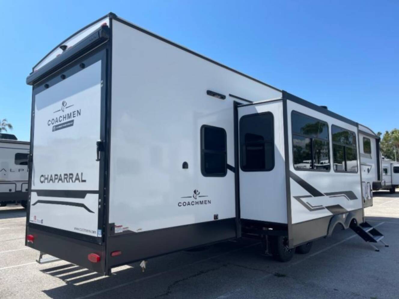 A photo of this 2025 Coachmen Chaparral 389DEK