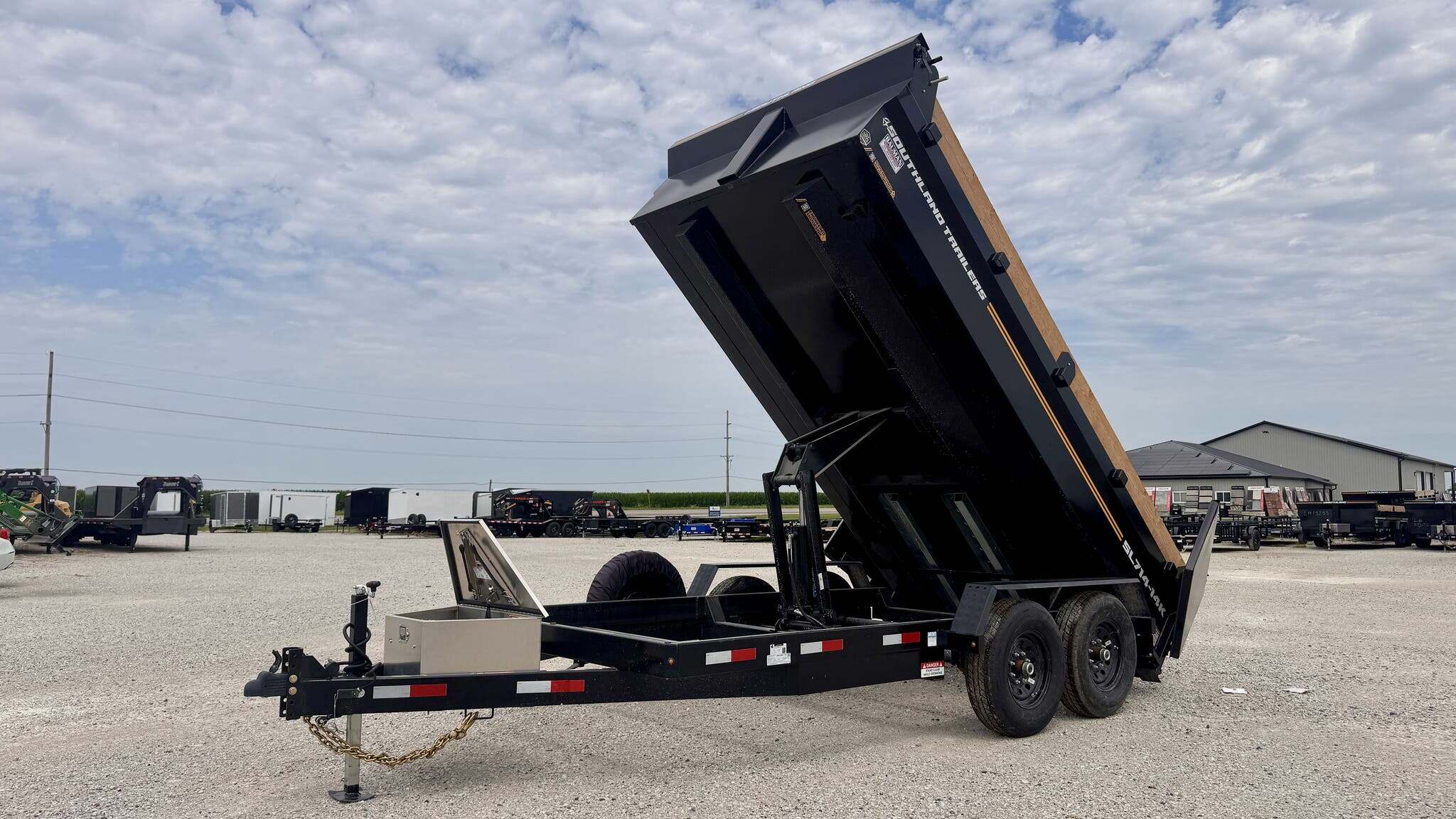 2026 Southland SL7X14 DUMP - ALUM. RAMPS -SOLAR CHARGER - 15400# in Goodfield, IL