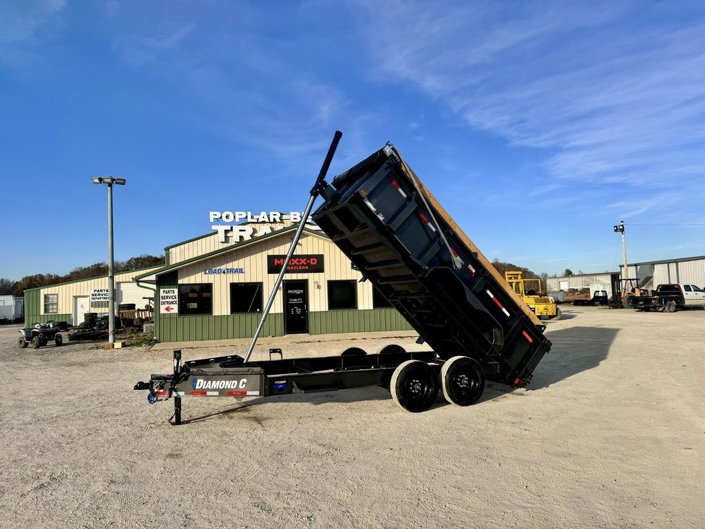 2025 Diamond C LPT208 14' x 81" Low Profile Telescopic Dump Trailer 18 in Poplar Bluff, MO
