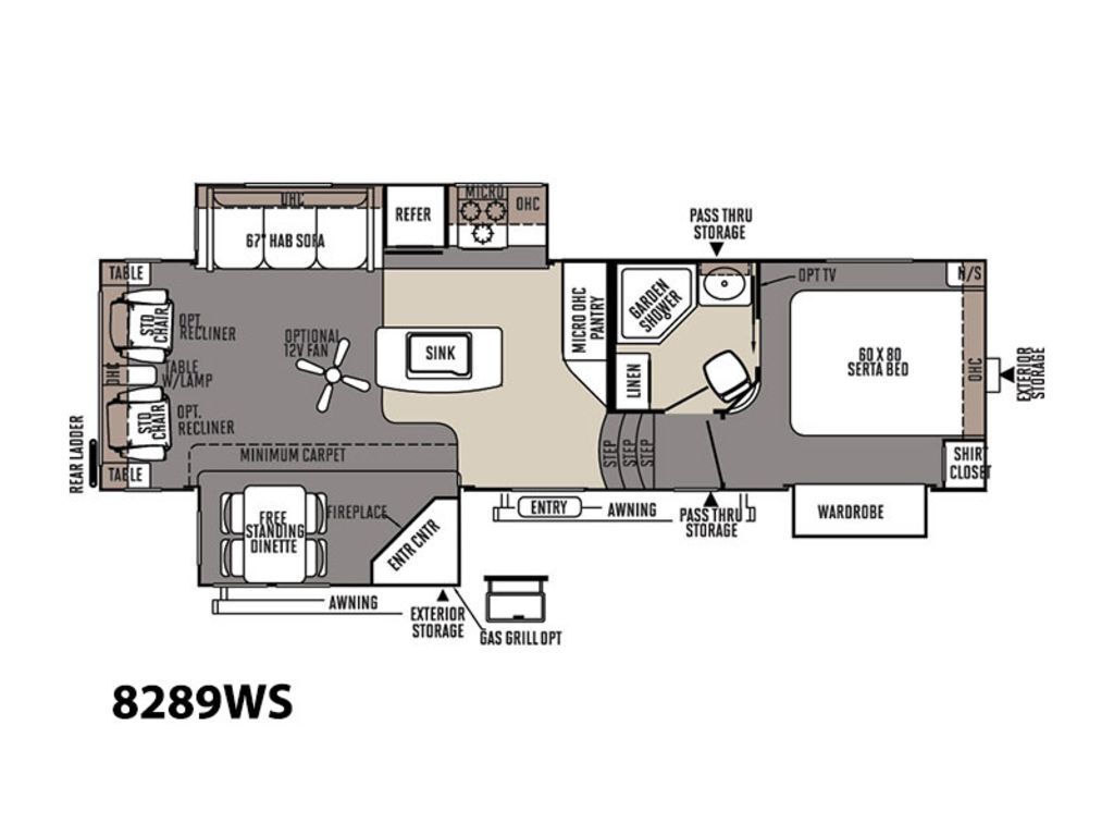 2015 Forest River Rockwood Signature Ultra Lite 8289WS in newport NC