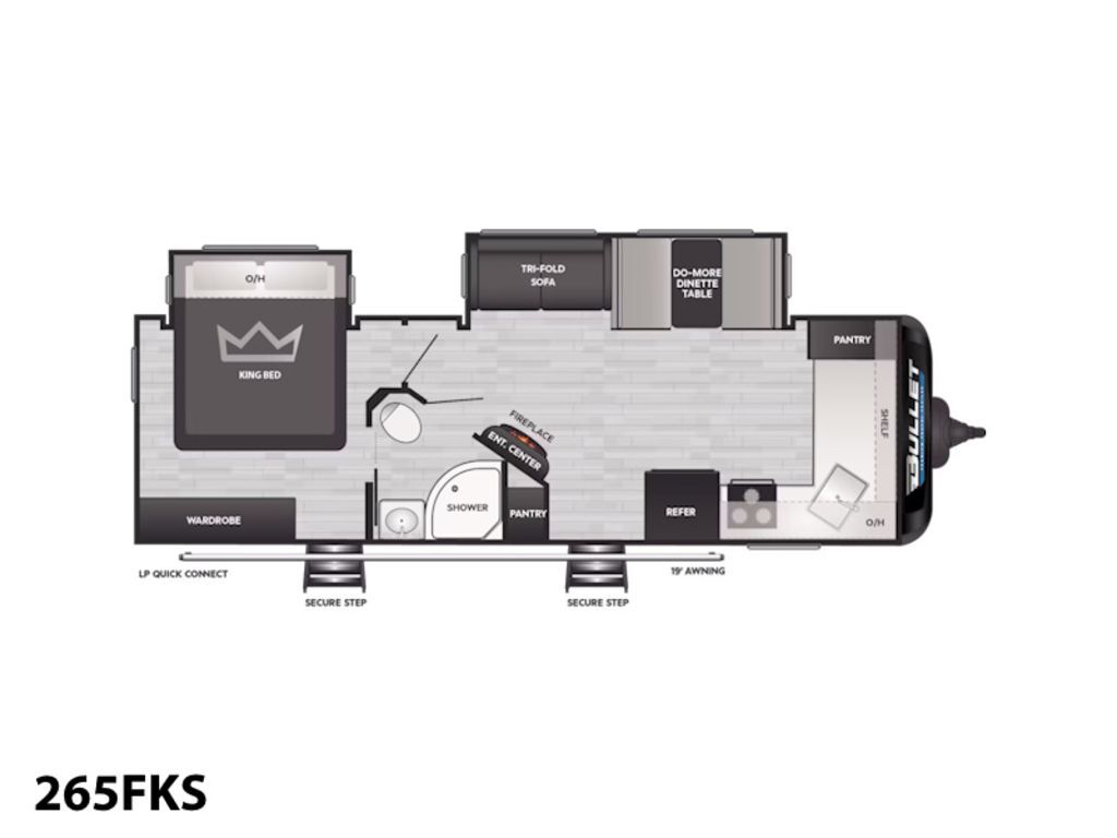 2025 Keystone Rv Bullet Premium 265FKS in marion IL