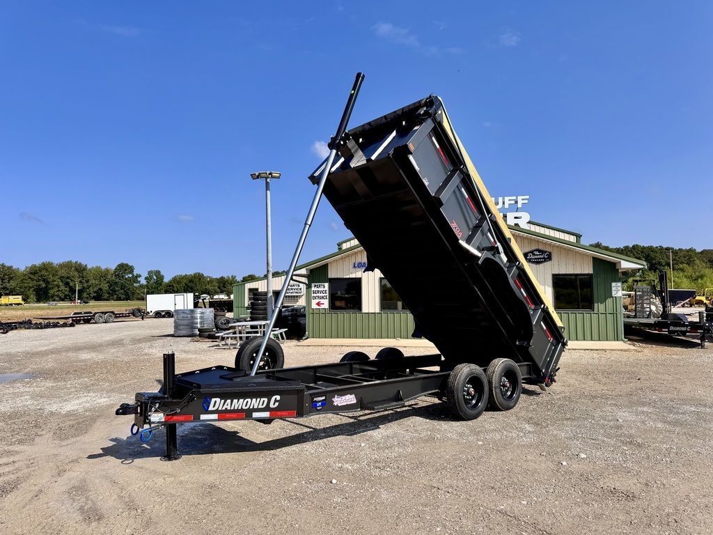 2026 Diamond C LPT208 16' x 81" Low Profile Telescopic Dump Trailer 18 in Poplar Bluff, MO