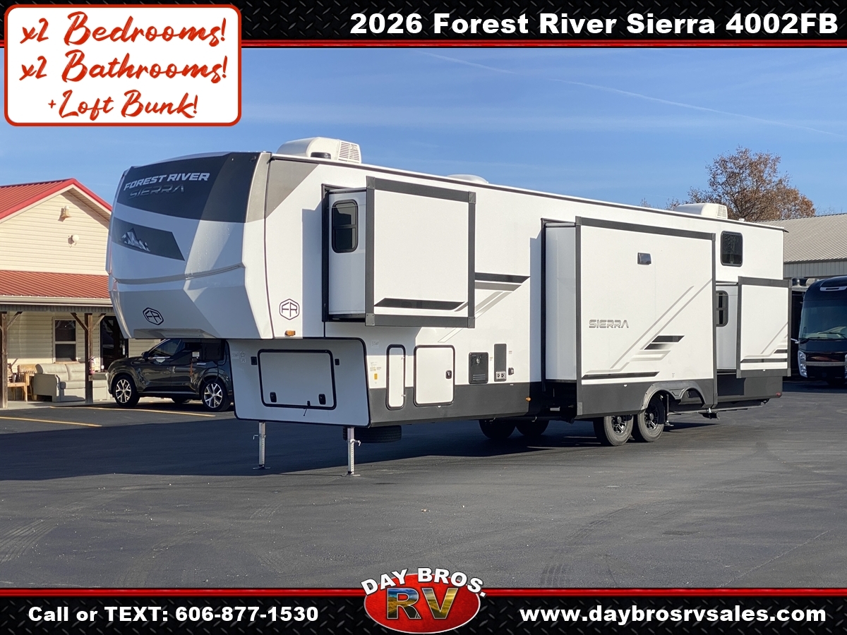 2026 Forest River Sierra Fifth Wheels 4002FB in london KY