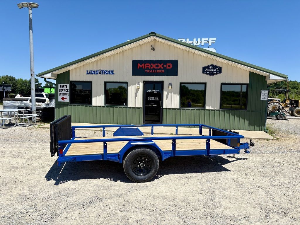 2025 Diamond C PSA135 77" x 12' Single Axle Utility W/ EZ Fold Gate in Poplar Bluff, MO