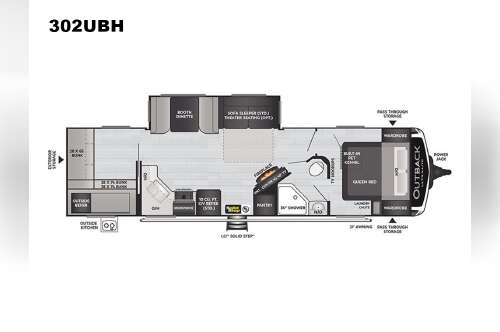 2023 Keystone Rv Outback Ultra Lite 302UBH in london KY