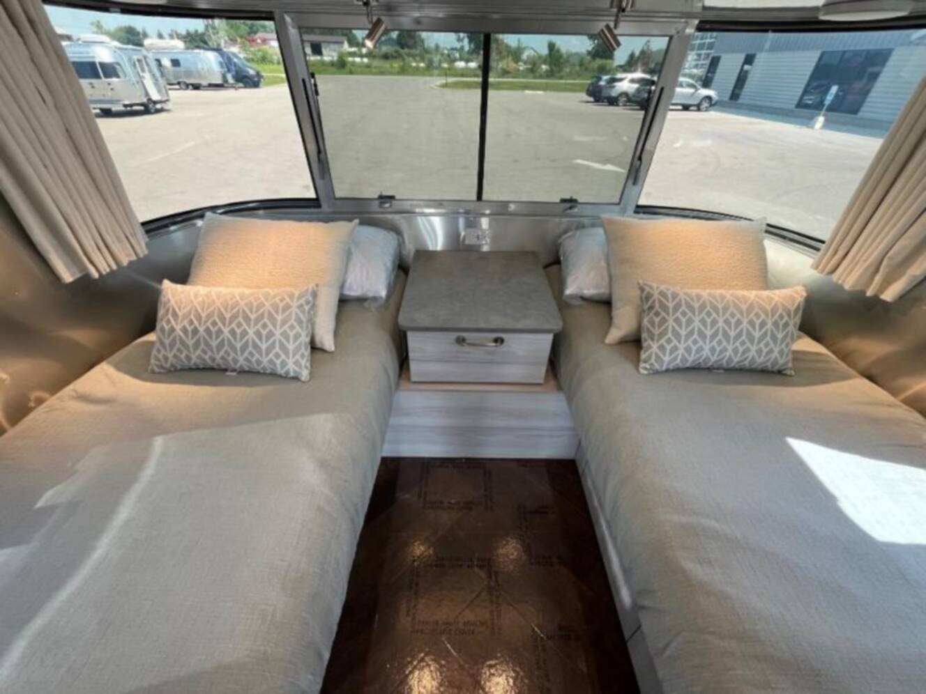 A photo of this 2027 Airstream International 25FB Twin