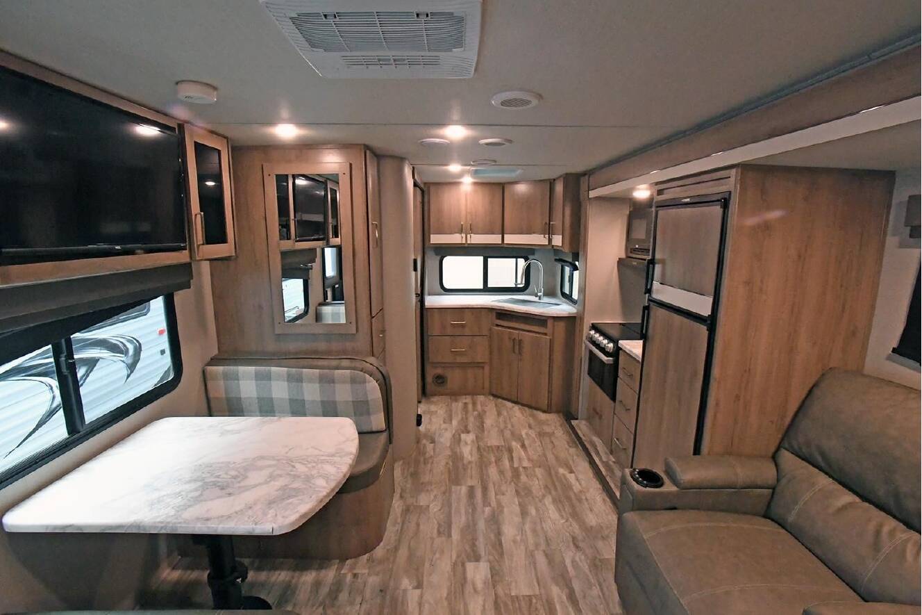 A photo of this 2022 Grand Design IMAGINE XLS 22MLE