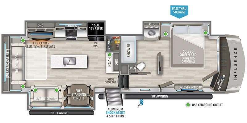 2024 Grand Design INFLUENCE 3503GK in dover FL