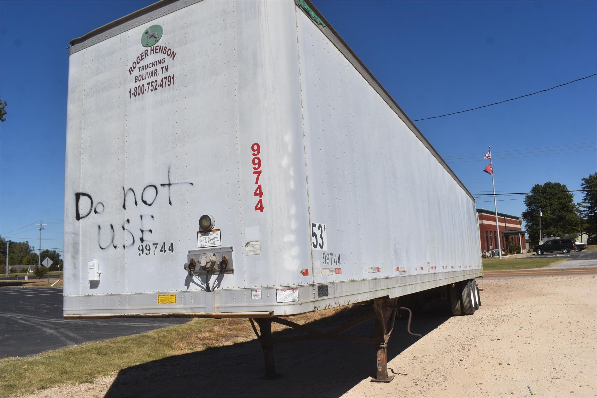 1999 GREAT DANE 53 FT DRY VAN in Covington, TN