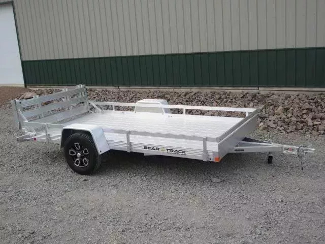 2025 Bear Track Single Axle Aluminum Utility Trailer - BTU76144F in Renville, MN