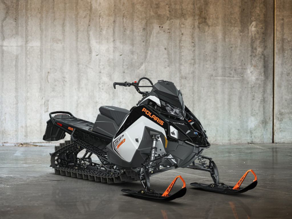 2027 Polaris RMK SP 650 155 ES White Lightning Gloss Black in tremonton UT