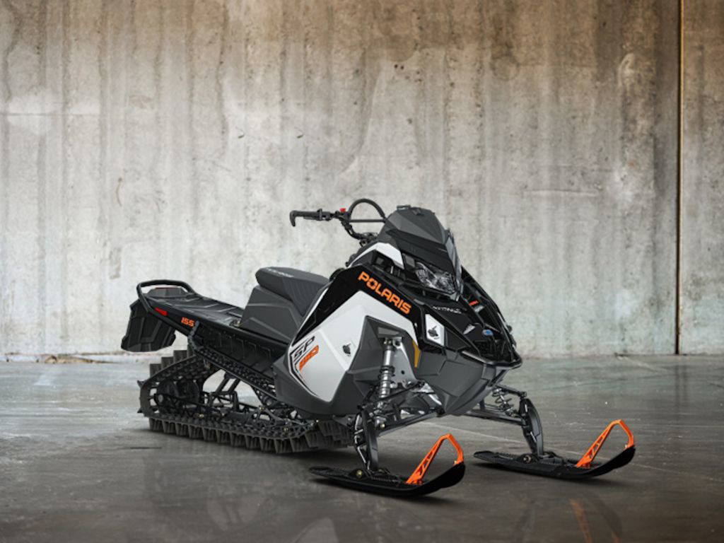 2027 Polaris RMK SP 850 155 White Lightning Gloss Black Ora in tremonton UT