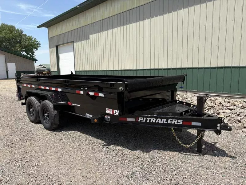2026 PJ Trailers 14'x83" Low Pro Dump - DL142 in Renville, MN