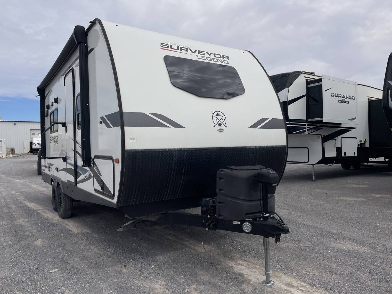 A photo of this 2022 Forest River SURVEYOR 203RKLE