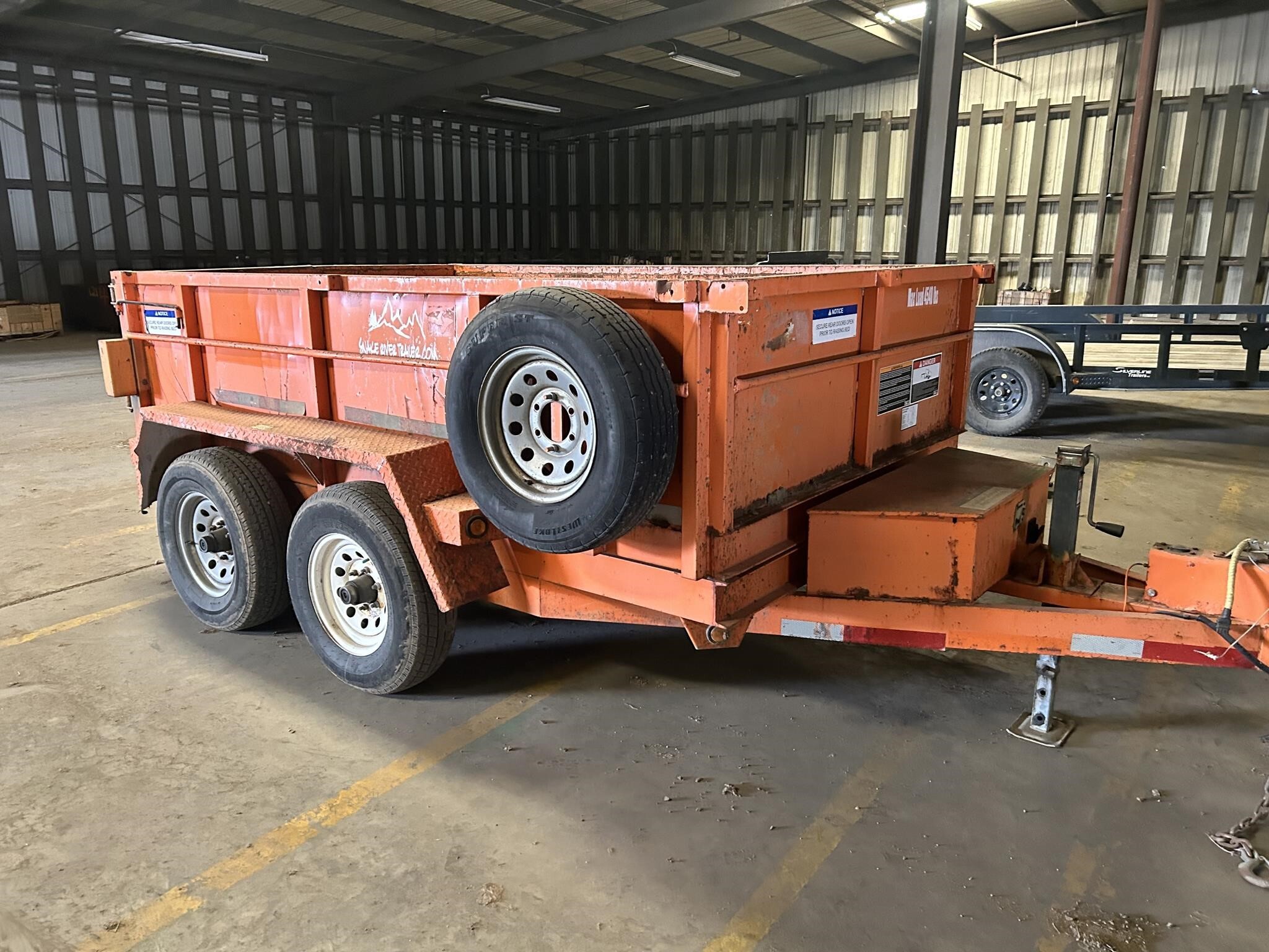 2015 SNAKE RIVER 10 FT DUMP in Covington, TN