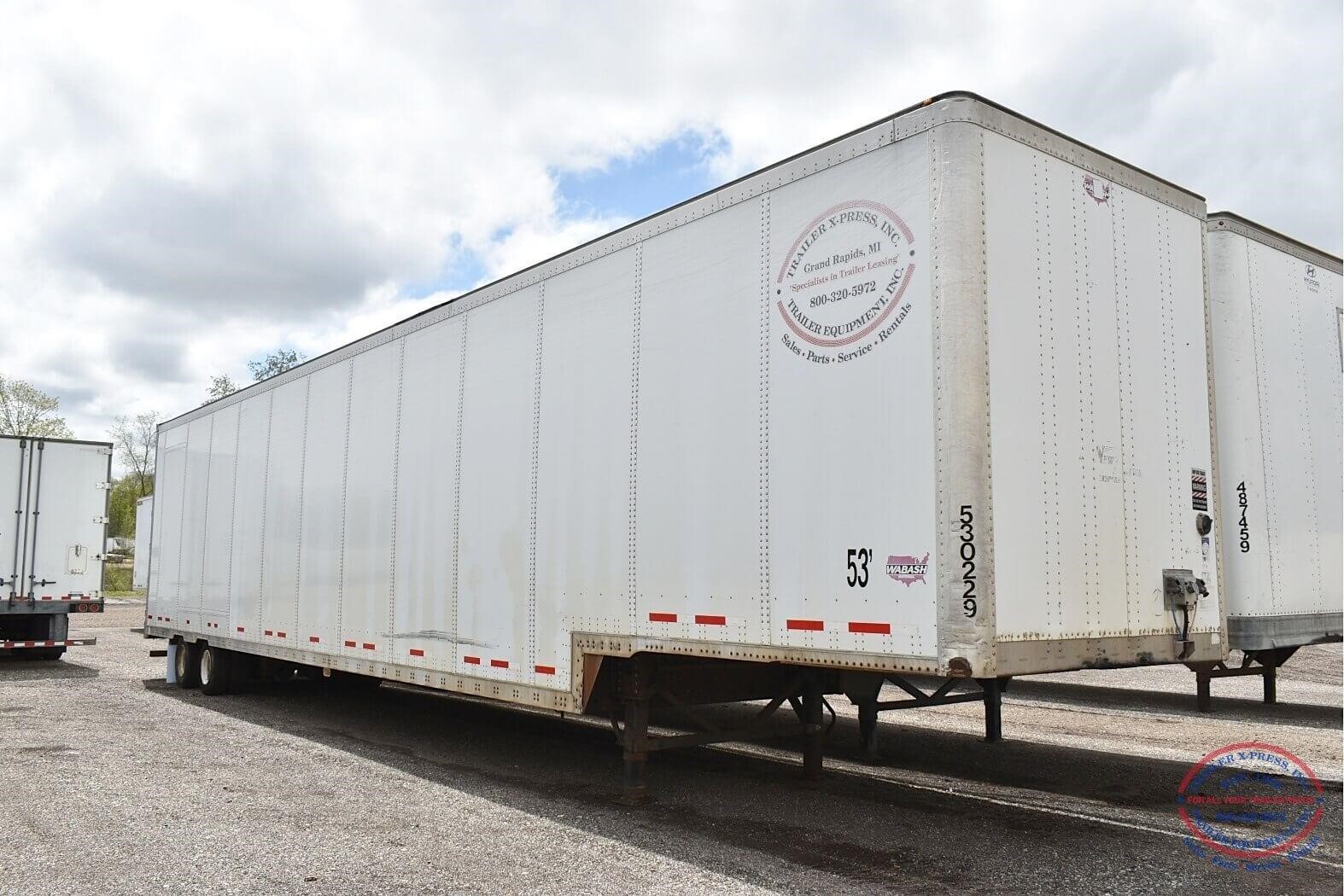 2014 WABASH 53FT DROP FRAME VAN- ALUM ROOF- COMPOSITE in Byron Center, MI