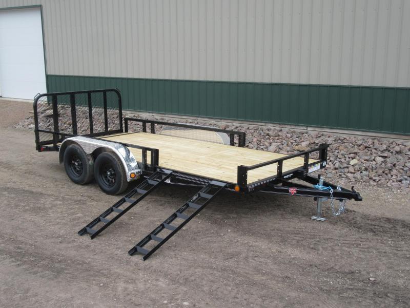 2025 PJ Trailers 16' x 83" Tandem Utility in Renville, MN