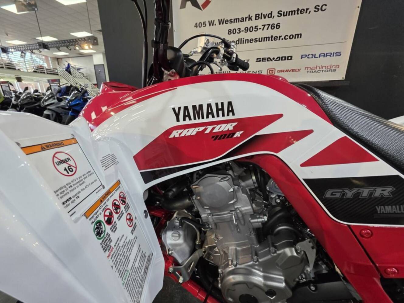A photo of this 2026 Yamaha Raptor 700R SE