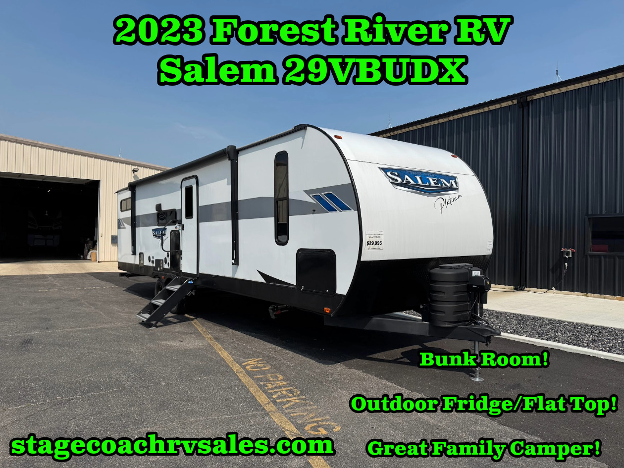 2023 Forest River SALEM PLATINUM 29VBUDX RV